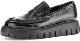 Gabor Damen Slipper, Frauen Slip On,Best Fitting,schluepfschuhe,Loafer,College Schuhe,Businessschuhe,Slip-ons,Mokassins,schwarz,38.5 EU / 5.5 UK