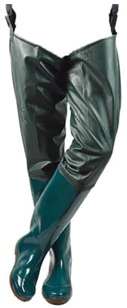 JCWGLY Watstiefel 80 cm Hohe Leichte Hüft-Wathose Für Herren, Watstiefel Mit Stiefeln Für Fliegenfischen, Bequeme Und Atmungsaktive Wasserstiefel