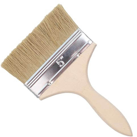 1 Stück Pinsel Breit 120mm,Lasurpinsel Holz Außen,Pinsel Holzlasur,Malerpinsel,Pinsel Lasur Holz,Pinsel Wandfarbe,Flachpinsel,Flächenstreicher,Flächenpinsel,für Farbe,Ölmalerei,Beizen,Leim,Lacke