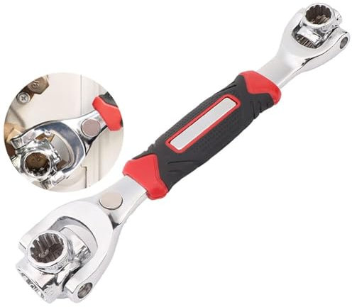 Ceeyoll Clé à Douille Universelle 52 En 1 - Clé à Molette Multifonctionnelle Pour Réparation De Meubles Et De Voitures