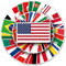 105PCS World Flag Stickers, Waterproof Vinyl Country Flag Decals for Scrapbooking Travel Journals Laptop Decoration Geography Learning Water Bottles Notebooks Classroom Supplies