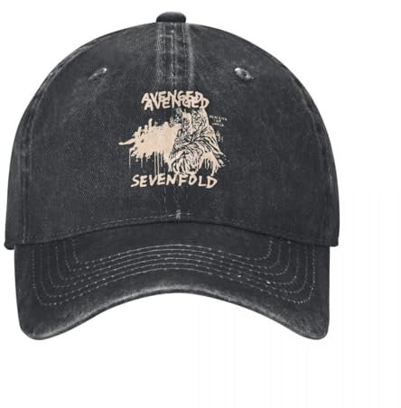 Avenged Sevenfold Rock Unisex Baseball Cap Band Heilung Die Welt Distressed Washed Hüte Kappe Casual Outdoor Aktivitäten Kopfbedeckung