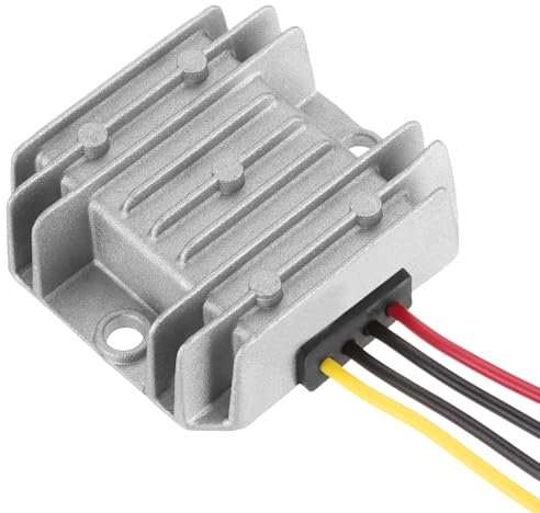 QUARKZMAN Convertisseur de Puissance Dc 36V/48V à Dc 12V 5A 60W Réducteur de Tension Convertisseur Abaisseur Transformateur Étanche Ip67 Module d'Alimentation Adaptateur pour Voiture Camion
