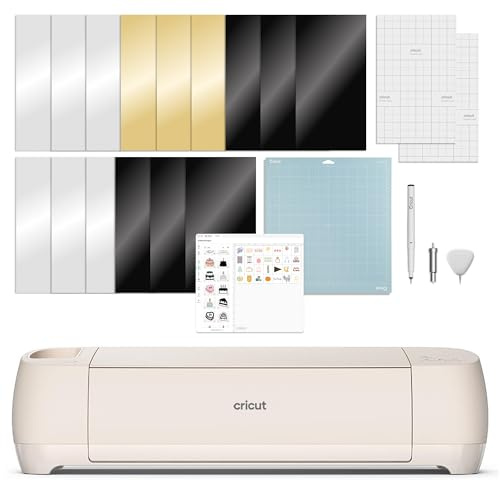Cricut Explore 4 – Intelligente Schneidemaschine (Meeresmuschel) | Digitales Inhaltspaket – enthält Bilder in der Design Space App
