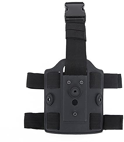 Taktische Airsoft Drop Bein Gun Holster Platform Oberschenkelholster für Pistole(GB-36-BK)