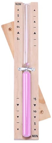 Sanduhr-Timer, 30 Minuten drehbarer Sauna-Sanduhr aus Holz, präzise, hitzebeständig, Wanddekoration, für Zuhause und gewerbliche Nutzung für Badezimmer, Duschraum