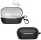 carinacoco Silicone Case for Sony WF-C710N/Sony WF-C710NSA with Carabiner, Soft and Flexible, Ultra-Thin Shockproof Cover Slim-Fit Anti-Fall Earphone Case for Sony WF-C710NSA, Black