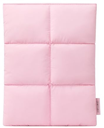Comfyable Puffy Custodia per tablet da 7-8 pollici compatibile per iPad mini 7 2024 A17 Pro, Mini 6 2021 A15, custodia trapuntata per tablet da donna e uomo, rosa confetto