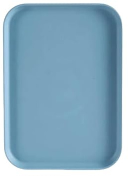 22 * 30.5CM Plastic Trays for Food Serving,Light Blue Rectangular Serving Tray Dinner Trays For Home/Restaurant/Hotel Organizer