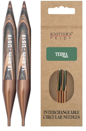 Knitter’s Pride Terra Interchangeable Needle 5”(13cm) - (15mm)