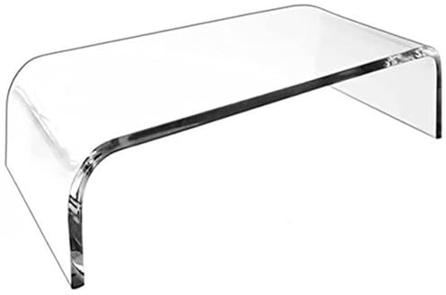 Aiwdeyi Soporte Elevador Computadora Acrílico Transparente Diseño Minimalista Soporte para Monitor Escritorio Elevador de Monitor Oficina Organizador de Escritorio Estudiantes
