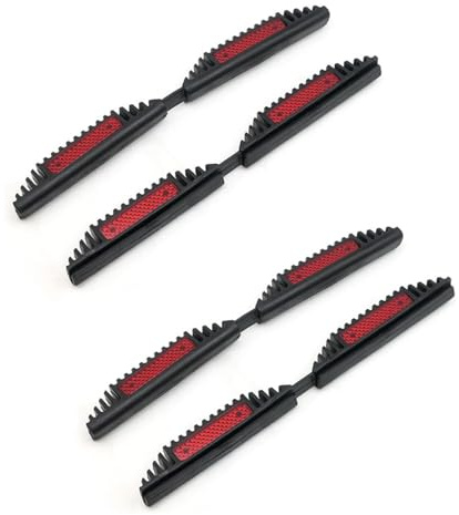JOYOLA 4-Pack Car Door Safety Reflectors/Protectors, Universal Car Door Edge Protector Rubber Guards for Protection Against ScratchesDoor Edge Guard Strip Plastci Scartch Protection