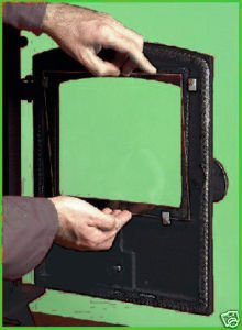 HRG Tiger Stove Stove Glass 225Mm X 370Mm