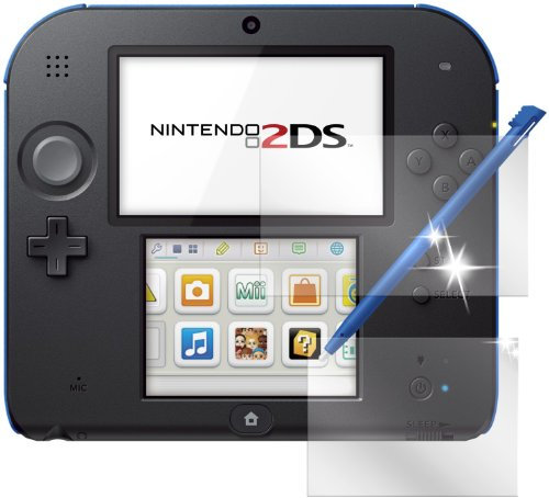 dipos I 4X Schutzfolie klar kompatibel mit Nintendo 2DS Folie Displayschutzfolie (2X Vorder- & 2X Rückseite)