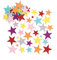 Baker Ross EF309 Schaumstoff-Aufkleber -Glitzernde Sterne - Sticker Set zum Basteln für Kinder und als Dekoration - 150 Stück, Sortiert