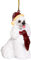 Design Toscano Christmas Ornaments, Weihnachten Weißer Pudel Ferienhundeornamente
