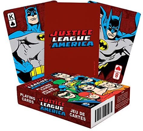AQUARIUS DC Comics Playing Cards Retro Justice League