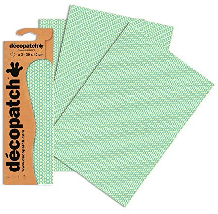 décopatch C734O 3 Blatt DécopatchPapier N.734 30x40 cm