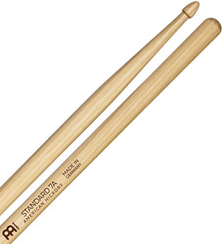 Meinl Stick & Brush 7A Standard Drumsticks (16 Zoll) - American Hickory - Schlagzeug Sticks (SB100)