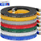 HB-DIGITAL 7x 0,25m LAN Kabel RJ45 Patchkabel mit CAT 7 Rohkabel U/FTP Flach – 10 Gigabit Ethernet Netzwerkkabel Kupfer Profi PiMF für Patchpanel Switch PC Router – Farben