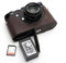 Handgefertigt aus echtem echtem Leder halbe Kamera Tasche Tasche Abdeckung für Leica M240-M240-M246 M-P MM MP M262 dunkelbraune Farbe