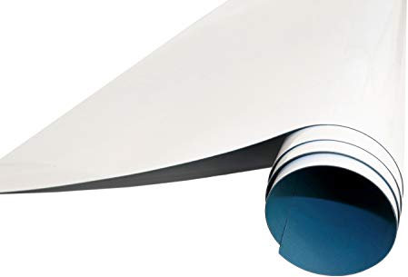 Queence | Magnetische Whiteboardfolie 100x150 cm | selbstklebende Folie | Weißwandtafel | Whiteboard | Schreibtafel | Wandfolie | Multifunktionstafelfolie | Weiß