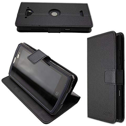 caseroxx Étui pour Crosscall Core-X3, Housse Bookstyle en Cuir Artificiel, Noir