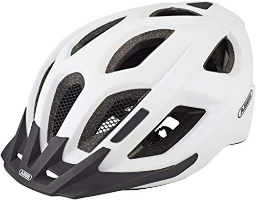 ABUS Allround-Fahrradhelm Aduro 2.1 - in sportivem Design für den Stadtverkehr, Landstraßen und Trails - für Damen und Herren - Weiß, Größe S