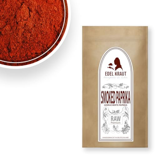 Geräuchertes Paprikapulver 1kg | EDEL KRAUT - 1000g Premium Paprika geräuchert - 100% naturreines Paprikapulver geräuchert | SMOKED PAPRIKA BBQ
