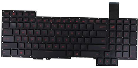 Almencla Laptop Replacement Part Keyboard For Asus G751J,G751JL, G751JM, G751JT, G751JY, with Backlight