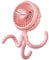 Amacool Battery Operated Stroller Fan Flexible Tripod Clip On fan with 3 Speeds and Rotatable Handheld Personal fan for Car Seat Crib Bike Treadmill (Pink)