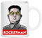 President Trump Kim Jong Un Rocket Man - Trump Keramik Weiß Tassen Kaffeebecher Cup Mug