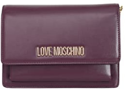 Love Moschino Borsa Pu Viola, BORSA A SPALLA Donna, Viola, Taglia unica