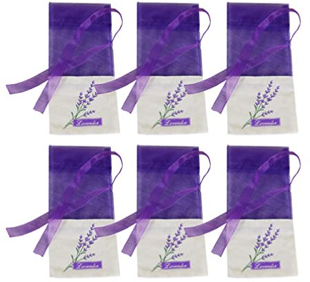 VANZACK Lavendelsäckchen Leersäckchen: 30 Stück Lila Baumwollsäckchen Mit Kordelzug Duftsäckchen Für Lavendel Gewürze - Tieflila