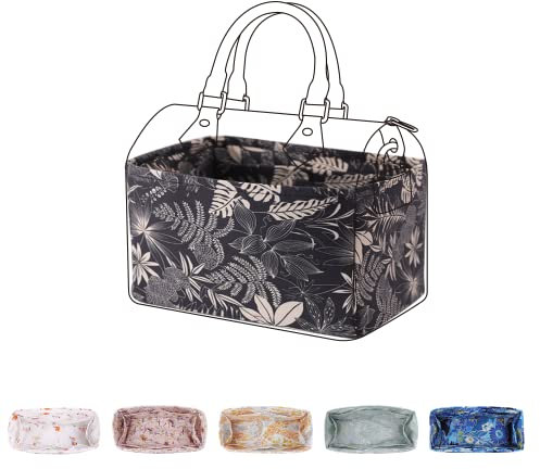 ArcDiary Handtasche Organizer Einsatz für LV Speedy Nano16/20/25/30/35, Leicht Tasche in Tasche Organizer Innentaschen, Handtasche Organisator für Luxuriöser Tote (Speedy 35, Dark Fragrance)