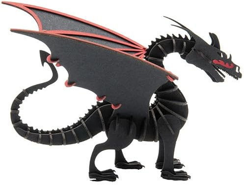 Fridolin 3D Papiermodell Drache