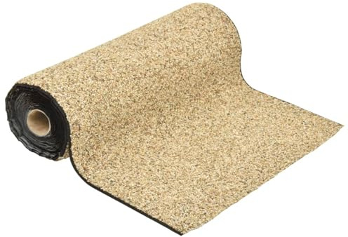 Homgoday PP-Vlies Steinfolie 150x60cm Natur-Sand für Bachlauf und Teichrand, trinkwassersicher Model149521