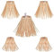 MFUOE Kit de 5 pajitas de espantapájaros de Halloween, accesorios de disfraz de espantapájaros para cuello, brazo, tobillos, para decoración de Halloween, accesorio de fiesta de cosecha