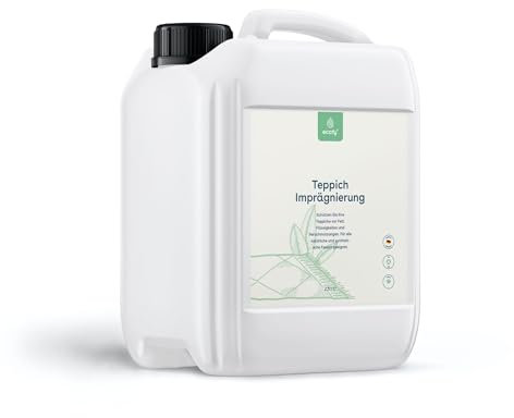 eco:fy Spray imperméabilisant pour tapis contre l'humidité, les taches et la saleté pour fibres naturelles et synthétiques