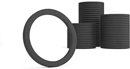 KKMSEALS Dichtungsringe EPDM 1” - Gummiringe Dichtung Set - Flachdichtung Gummi Wasserhahn Dichtung - Dichtungen Sanitär Unterlegscheiben Set - Gummidichtung (25 Stück, 30x22x2mm)