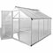 Chaduof Serre renforcée en Aluminium avec Cadre de Base 6,05 m²,Carport Abri Voiture,Serre Tunnel