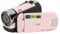 Videokamera-Camcorder, 1080P 16 MP Digitalkamera-Recorder, 2,4 Zoll Drehbarer Bildschirm, 16-facher Digitalzoom-Camcorder-Kamera mit Fülllicht (Rosa)