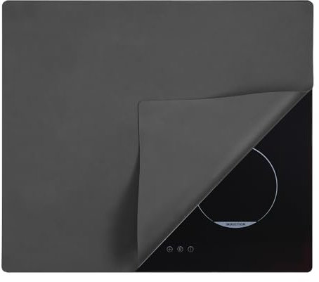 Topwish ElektroHerdabdeckung, Abdeckung für Induktionskochfeld und Glaskeramikkochfeld, Anti Rutsch 60 * 53cm