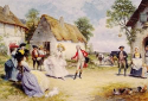 PSVDCTOO Gefeiert Wandbilder Kunst Poster Poster Wandbild Das Menuett Von Lucius Rossi Vintage Wandbild für Heimdekoration 60x90cm