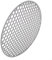 Rundes Grillnetz aus Edelstahl, Grillmatte, Carbon-Ofen, Dampfnetze, Grillrost, kein Grillnetz, wiederverwendbare Grillmatten, Grill-Matten, Grill-Mesh-Backmatten (22 cm)