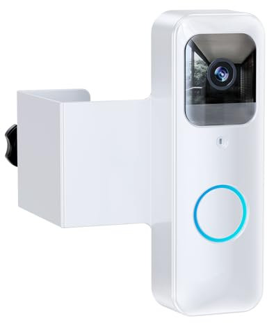 Blink Doorbell Mount, Full Metal Anti-Theft No Drill Mount for Blink Video Doorbell, No Block Motion and Camera Sensors, Easy Install, Nice Doorbell Accessories for Home/Apartment/Dorm