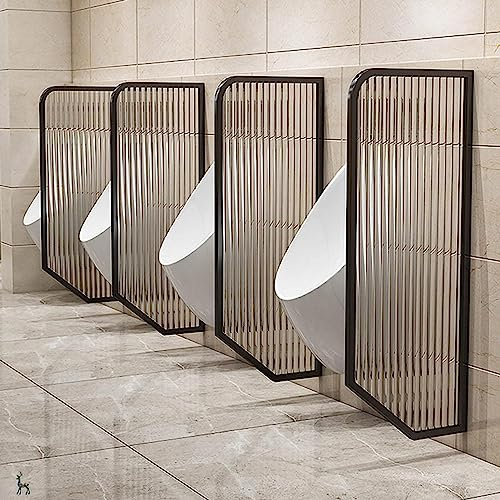 Wandmontierte Urinal Sichtschutzwand Trennwand, 1 Stück Moderne, minimalistische Urinaltrennwand for öffentliche Toiletten for Herren, Urinaltrennwandverlängerung aus gehärtetem Glas, for Schulen/Hote