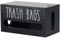 Glixoft Trash Bag Dispenser Wooden Bin Bag Holder Plastic Bag Storage Organizer Wall Mounted or on Countertop for Home Kitchen