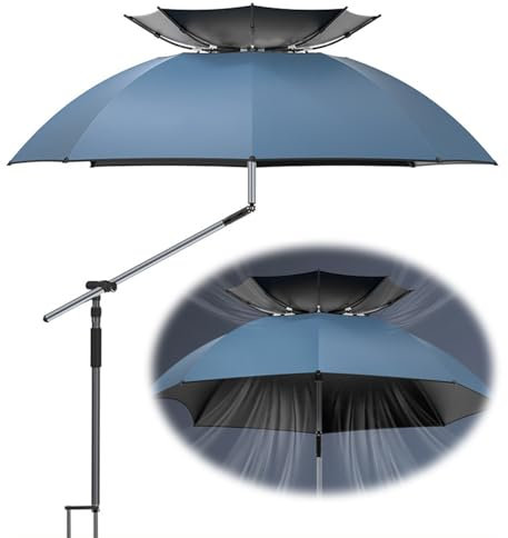 Ombrellone da pesca antivento Ombrellone da Spiaggia Portatile, Parasole Balcone Esterno Impermeabile per giardino patio piscina(240cm)