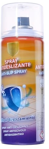Etrexonline Spray Antideslizante Transparente Superficies 400ml - Mejora la Seguridad en Duchas, Escaleras, Bañeras y Piscinas - Resistente al Agua, Acabado Texturizado - 1 Unidad